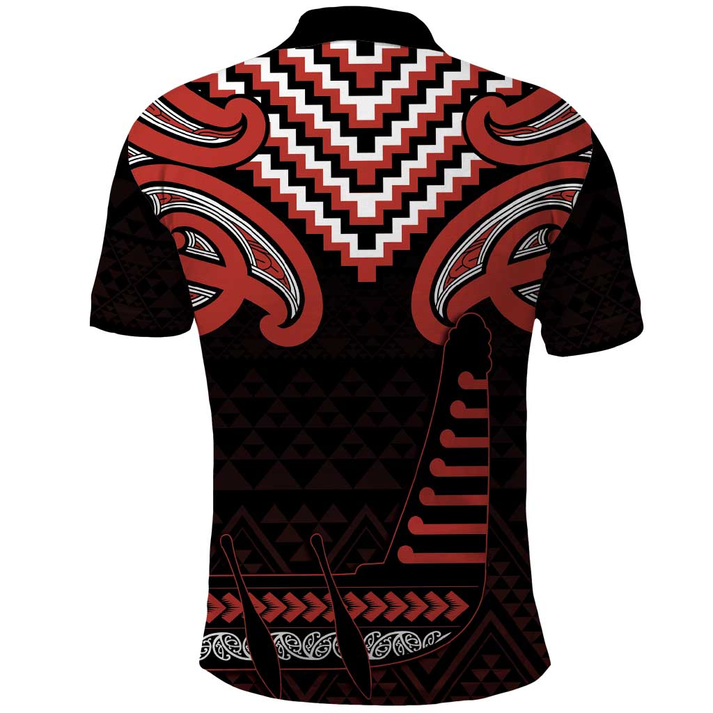 Maori Waitangi Polo Shirt Kotahitanga Poutama Mix Whakairo - Aussie Hoodie