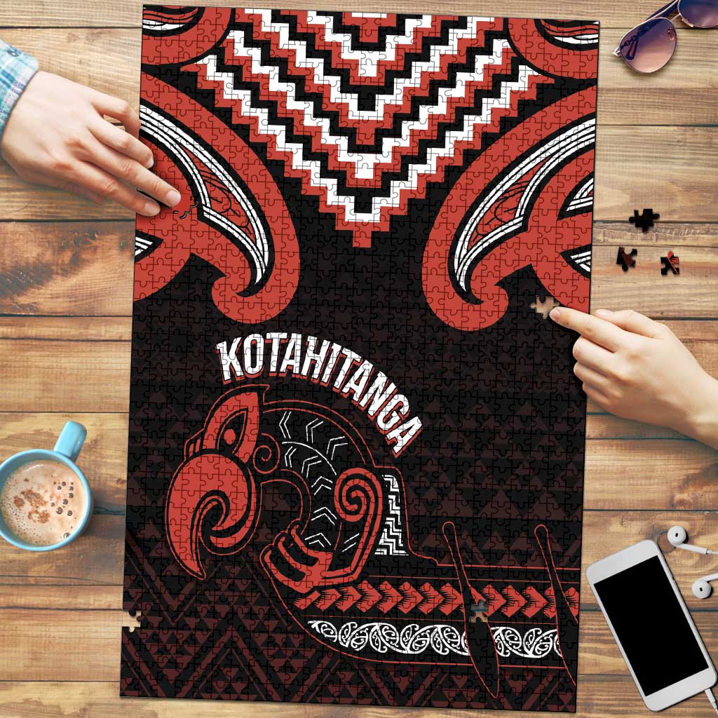 Maori Waitangi Puzzle Kotahitanga Poutama Mix Whakairo - Aussie Hoodie