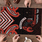 Maori Waitangi Puzzle Kotahitanga Poutama Mix Whakairo - Aussie Hoodie