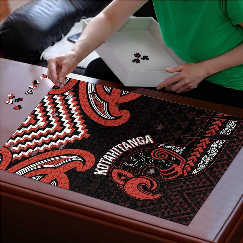 Maori Waitangi Puzzle Kotahitanga Poutama Mix Whakairo - Aussie Hoodie