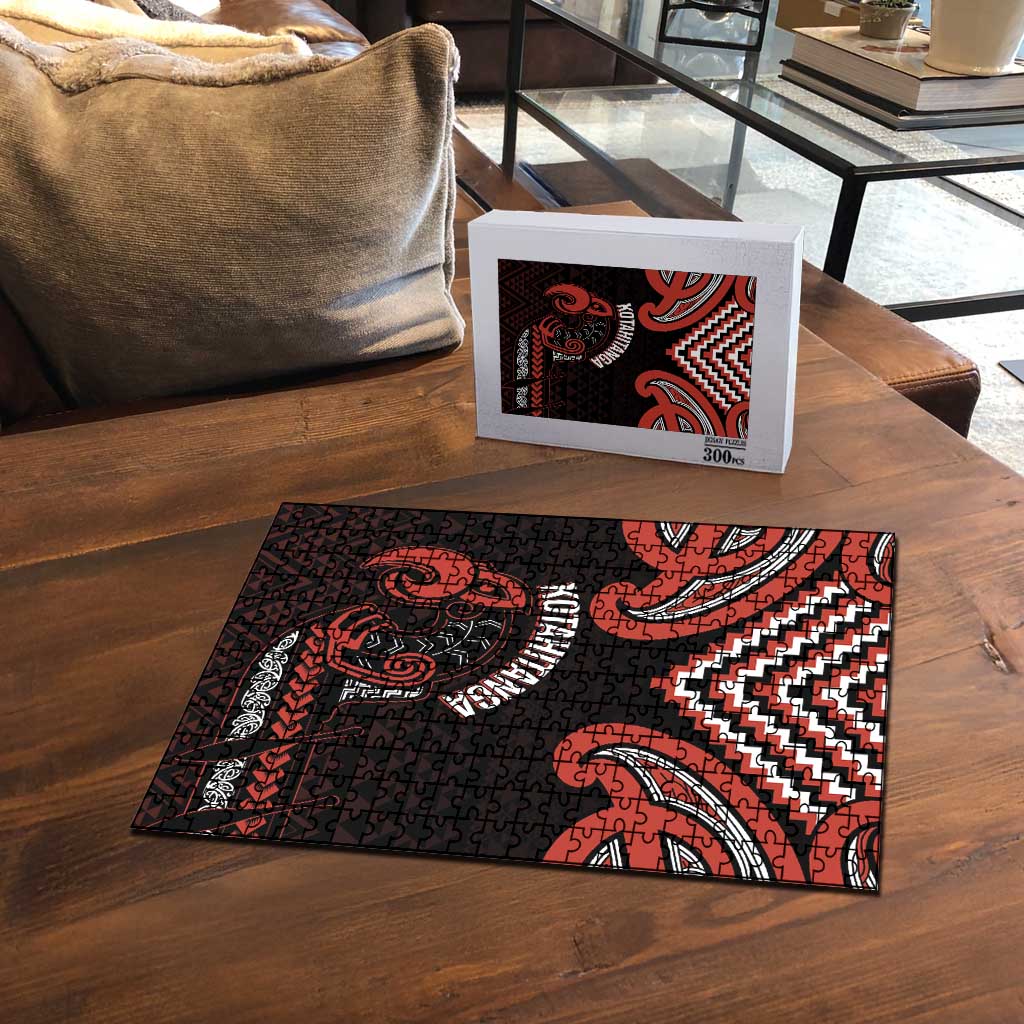 Maori Waitangi Puzzle Kotahitanga Poutama Mix Whakairo - Aussie Hoodie