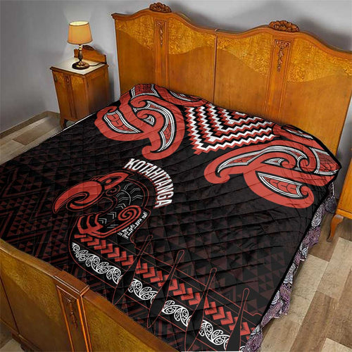 Maori Waitangi Quilt Kotahitanga Poutama Mix Whakairo - Aussie Hoodie
