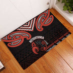 Maori Waitangi Rubber Doormat Kotahitanga Poutama Mix Whakairo - Aussie Hoodie