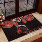 Maori Waitangi Rubber Doormat Kotahitanga Poutama Mix Whakairo - Aussie Hoodie