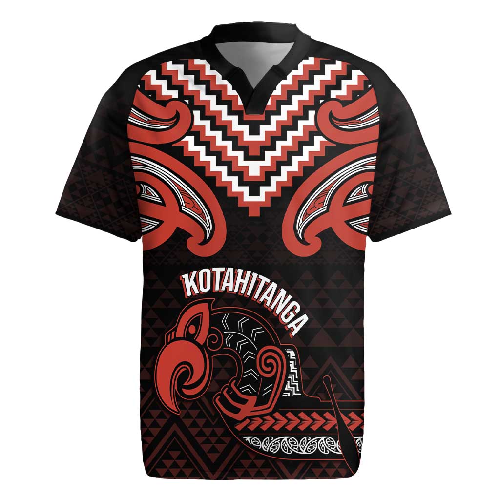 Maori Waitangi Rugby Jersey Kotahitanga Poutama Mix Whakairo - Aussie Hoodie