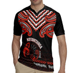 Maori Waitangi Rugby Jersey Kotahitanga Poutama Mix Whakairo - Aussie Hoodie