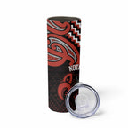 Maori Waitangi Skinny Tumbler Kotahitanga Poutama Mix Whakairo - Aussie Hoodie