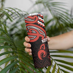 Maori Waitangi Skinny Tumbler Kotahitanga Poutama Mix Whakairo - Aussie Hoodie