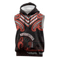 Maori Waitangi Sleeveless Hoodie Kotahitanga Poutama Mix Whakairo - Aussie Hoodie