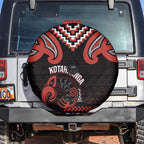 Maori Waitangi Spare Tire Cover Kotahitanga Poutama Mix Whakairo - Aussie Hoodie