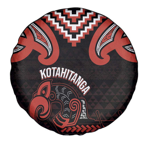 Maori Waitangi Spare Tire Cover Kotahitanga Poutama Mix Whakairo - Aussie Hoodie
