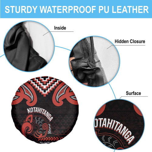 Maori Waitangi Spare Tire Cover Kotahitanga Poutama Mix Whakairo - Aussie Hoodie