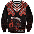 Maori Waitangi Sweatshirt Kotahitanga Poutama Mix Whakairo - Aussie Hoodie