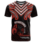 Maori Waitangi T Shirt Kotahitanga Poutama Mix Whakairo - Aussie Hoodie