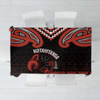 Maori Waitangi Tablecloth Kotahitanga Poutama Mix Whakairo - Aussie Hoodie