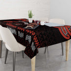 Maori Waitangi Tablecloth Kotahitanga Poutama Mix Whakairo - Aussie Hoodie
