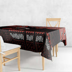 Maori Waitangi Tablecloth Kotahitanga Poutama Mix Whakairo - Aussie Hoodie