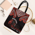 Maori Waitangi Tote Bag Kotahitanga Poutama Mix Whakairo - Aussie Hoodie