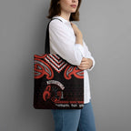 Maori Waitangi Tote Bag Kotahitanga Poutama Mix Whakairo - Aussie Hoodie