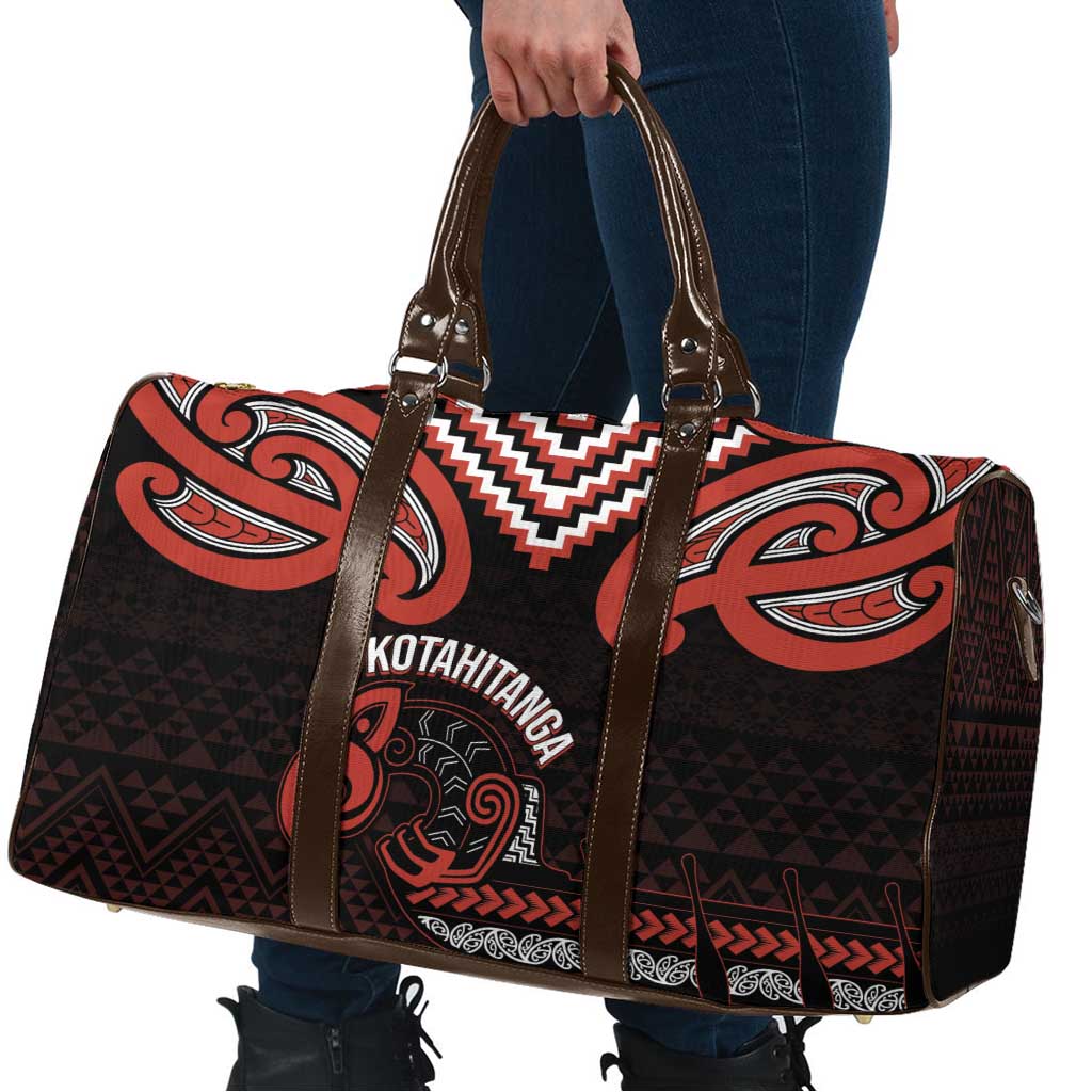 Maori Waitangi Travel Bag Kotahitanga Poutama Mix Whakairo - Aussie Hoodie