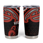 Maori Waitangi Tumbler Cup Kotahitanga Poutama Mix Whakairo - Aussie Hoodie