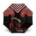 Maori Waitangi Umbrella Kotahitanga Poutama Mix Whakairo - Aussie Hoodie