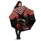 Maori Waitangi Umbrella Kotahitanga Poutama Mix Whakairo - Aussie Hoodie
