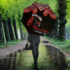 Maori Waitangi Umbrella Kotahitanga Poutama Mix Whakairo - Aussie Hoodie