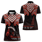 Maori Waitangi Women Polo Shirt Kotahitanga Poutama Mix Whakairo - Aussie Hoodie