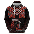 Maori Waitangi Zip Hoodie Kotahitanga Poutama Mix Whakairo - Aussie Hoodie