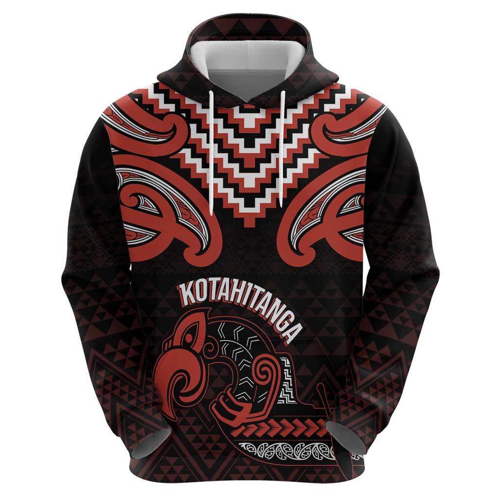 Maori Waitangi Zip Hoodie Kotahitanga Poutama Mix Whakairo - Aussie Hoodie
