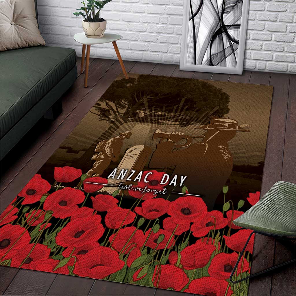 Australia - New Zealand ANZAC Lone Pine Area Rug The Last Post