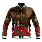 Australia - New Zealand ANZAC Lone Pine Baseball Jacket The Last Post
