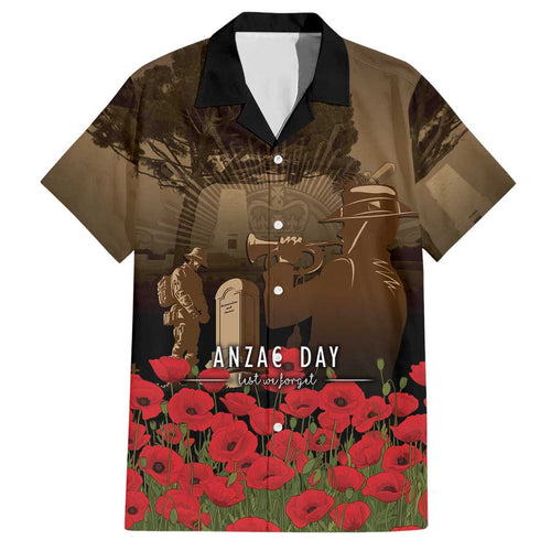 Australia - New Zealand ANZAC Lone Pine Hawaiian Shirt The Last Post