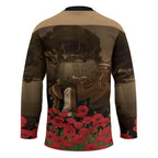 Australia - New Zealand ANZAC Lone Pine Hockey Jersey The Last Post