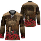 Australia - New Zealand ANZAC Lone Pine Hockey Jersey The Last Post