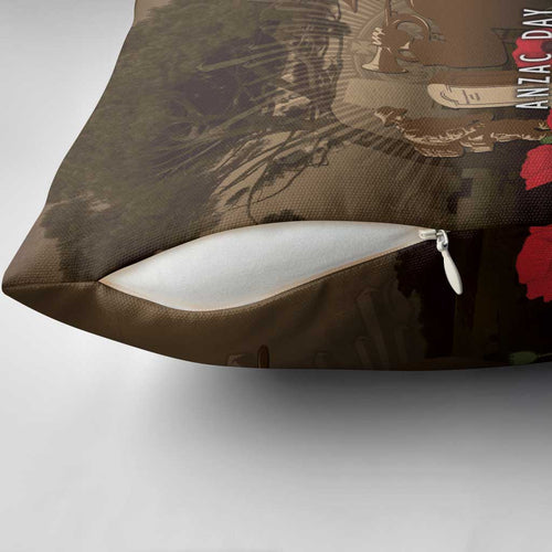 Australia - New Zealand ANZAC Lone Pine Pillow Cover The Last Post