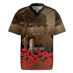 Australia - New Zealand ANZAC Lone Pine Rugby Jersey The Last Post
