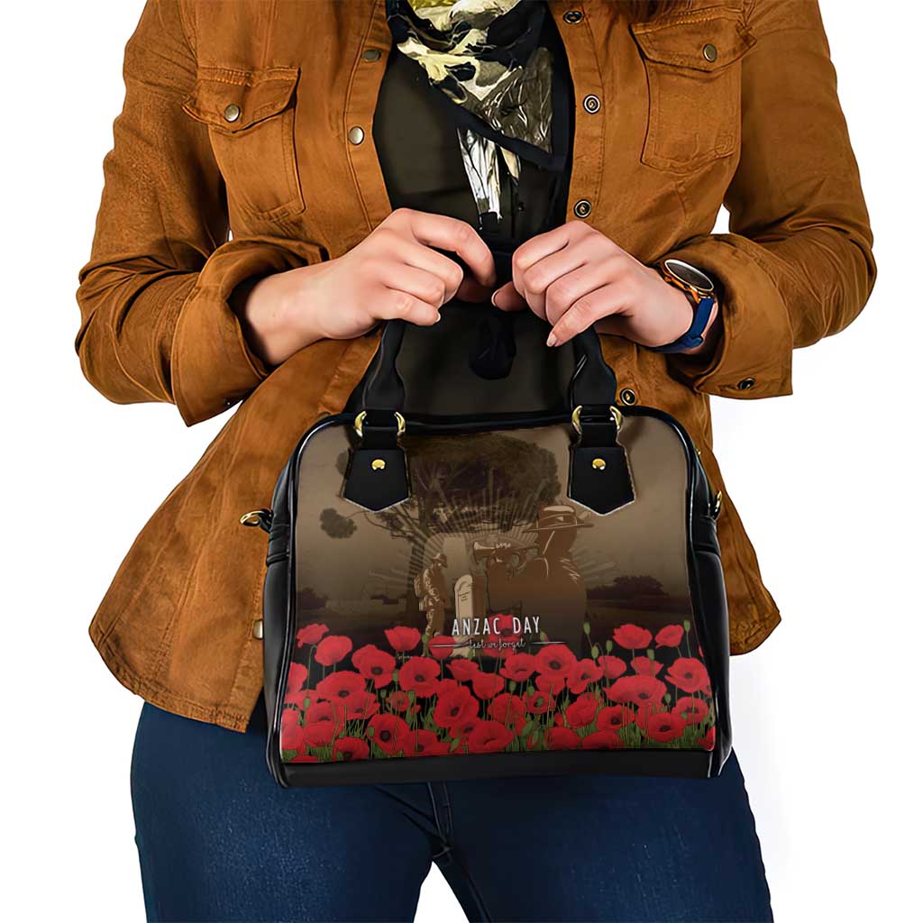 Australia - New Zealand ANZAC Lone Pine Shoulder Handbag The Last Post