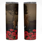 Australia - New Zealand ANZAC Lone Pine Skinny Tumbler The Last Post