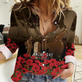 Australia - New Zealand ANZAC Lone Pine Women Casual Shirt The Last Post