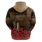 Australia - New Zealand ANZAC Lone Pine Zip Hoodie The Last Post