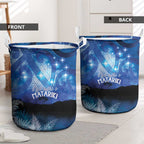 NZ Maori Matariki Scenery Laundry Basket Galaxy Sky