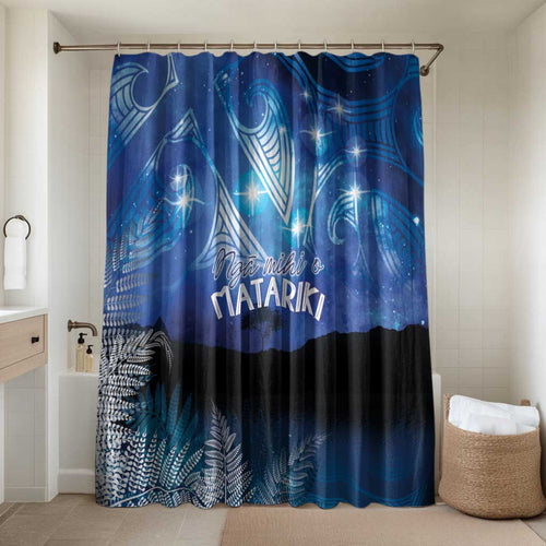 NZ Maori Matariki Scenery Bathroom Set Galaxy Sky