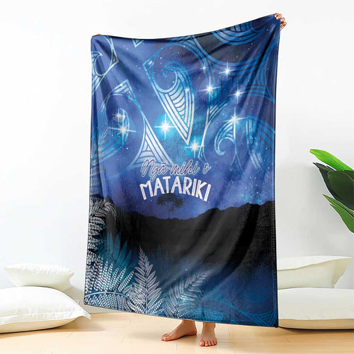 NZ Maori Matariki Scenery Blanket Galaxy Sky