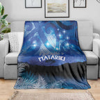 NZ Maori Matariki Scenery Blanket Galaxy Sky