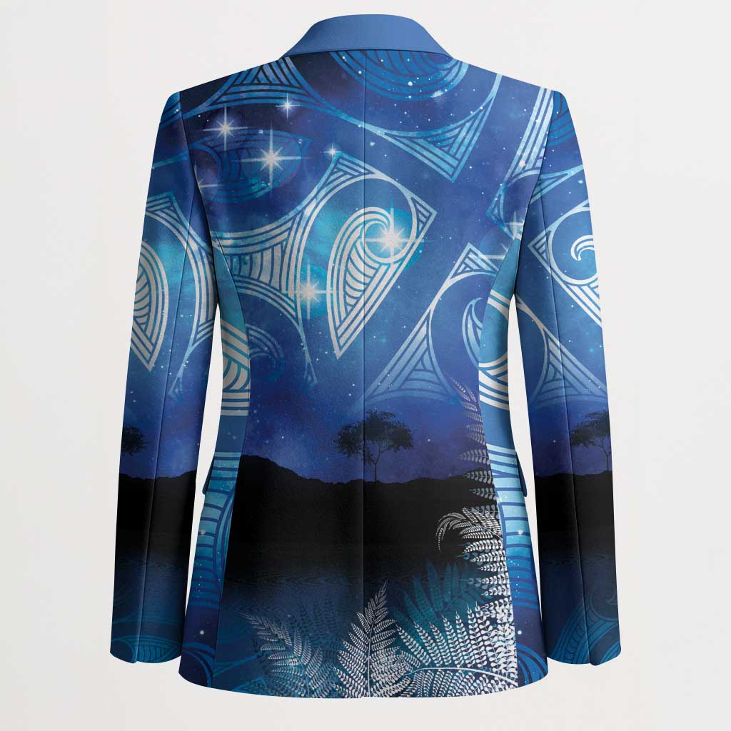 NZ Maori Matariki Scenery Blazer Galaxy Sky