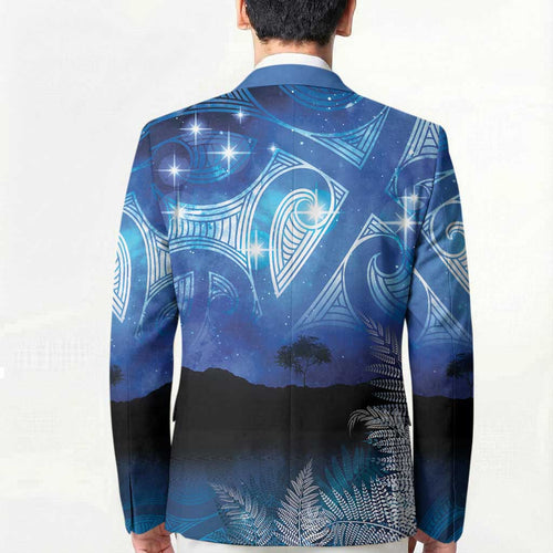 NZ Maori Matariki Scenery Blazer Galaxy Sky