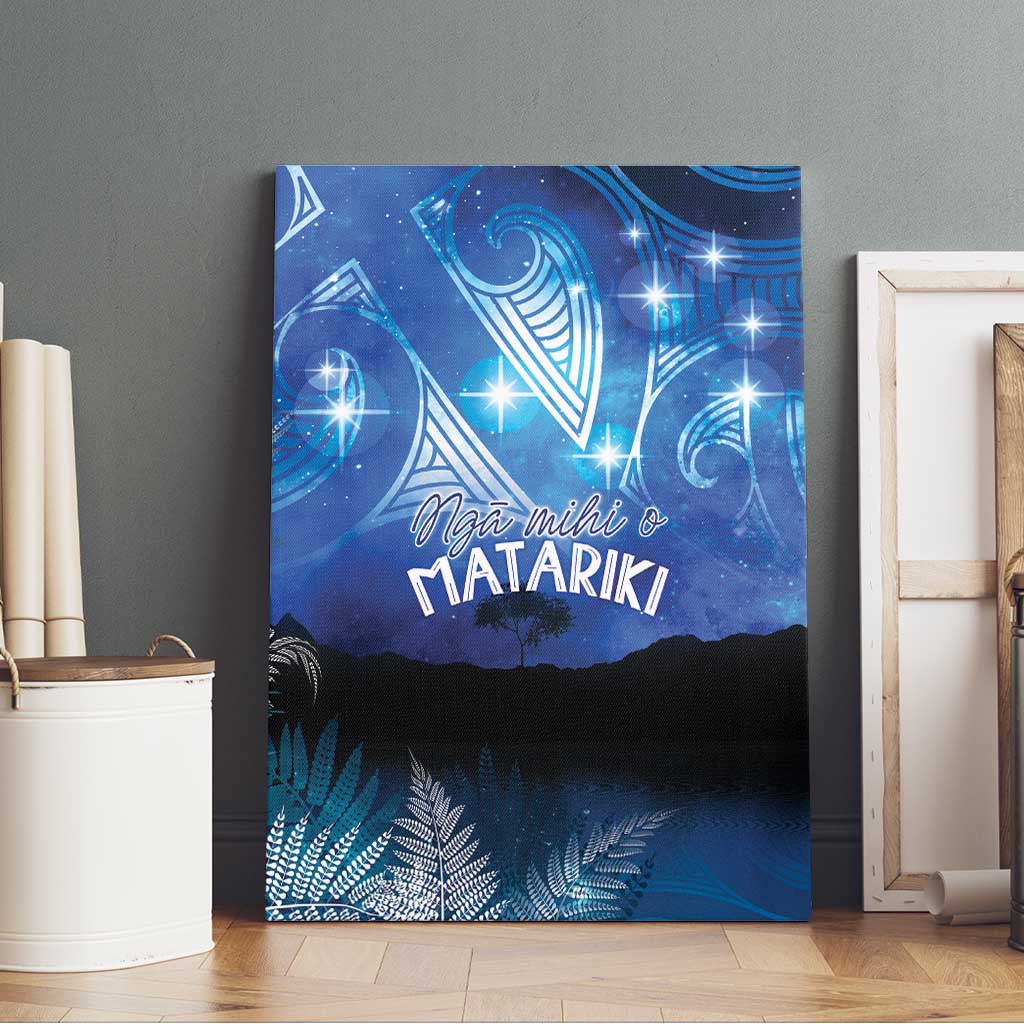 NZ Maori Matariki Scenery Canvas Wall Art Galaxy Sky