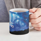 NZ Maori Matariki Scenery Ceramic Mug Galaxy Sky